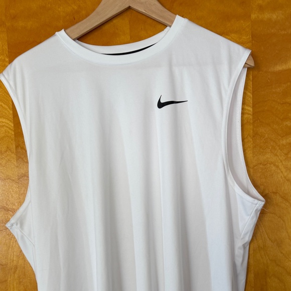Nike Swim Dri-Fit White Tank Large - Picture 1 of 3